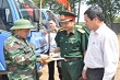 Kiểm tra, huấn luyện phương tiện kỹ thuật vận tải Cao su Lộc Ninh